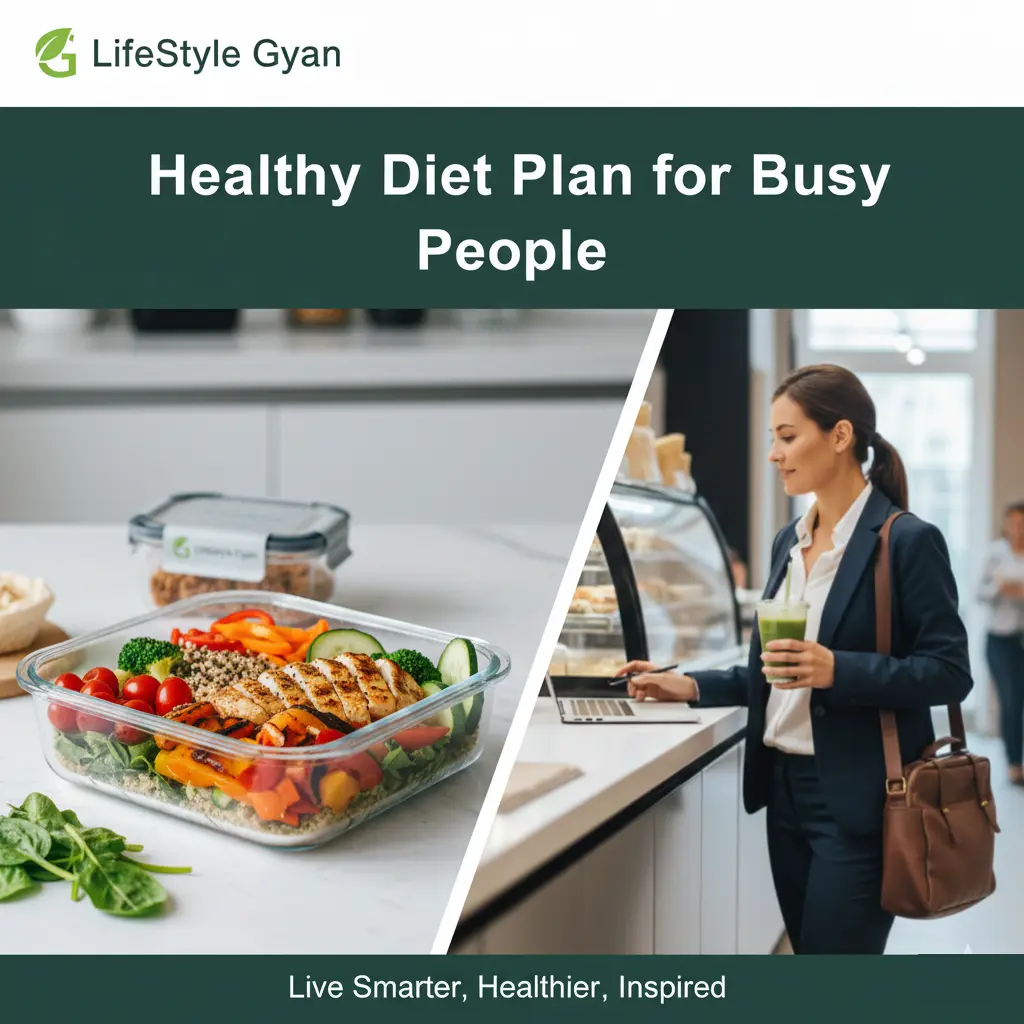 Healthy diet plan for busy people
